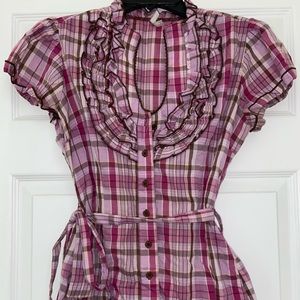 Short sleeve flannel